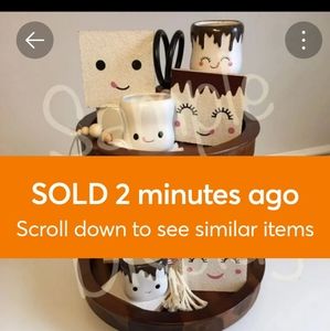 MARSHMELLO COASTERS SET OF 4